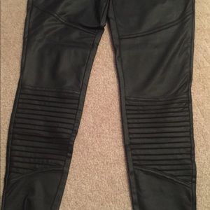 Pleather jeggins